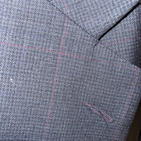 LN CLASSIC Haggar Imperial window pane blazer - Picture 1 of 3